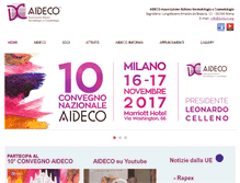 Tablet Screenshot of aideco.org